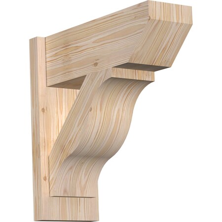 Ekena Millwork Funston Slat Smooth Outlooker, Douglas Fir, 7 1/2"W x 20"D x 20"H OUT08X20X20FST06SDF